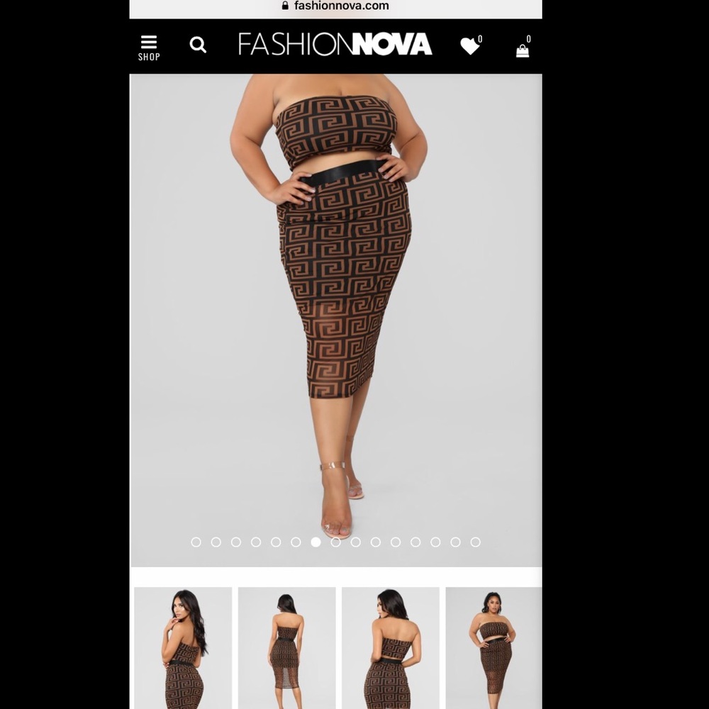 Fashion nova status upset set